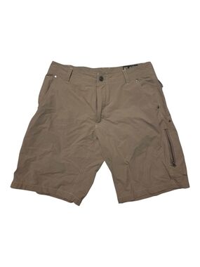 Kuhl Men's Tan Cargo Shorts with Zipper Pocket